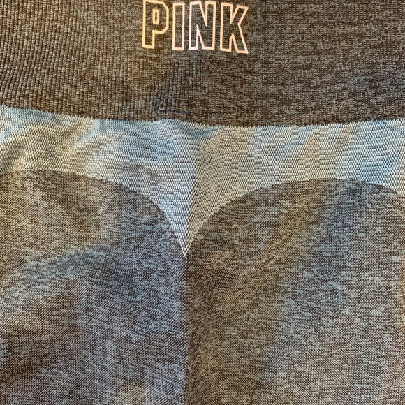 Victorias Secret PINK Seamless Leggings Teal Blue NWOT - Picture 5 of 6
